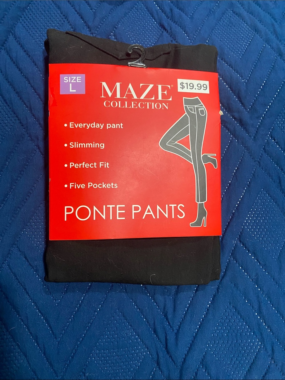 MAZE Collection Ponte Pants - Black